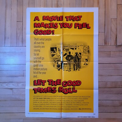 Let The Good Times Roll ,1973 Original Movie Poster, Style B, C Berry, B Haley