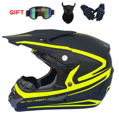 Casque Motocross Woljay – Intégral Enfant/Junior/Adulte DOT & ECE 22.05 – Ventilation + Visière