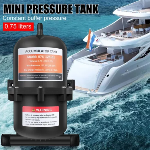 SEAFLO Boat Water Accumulator Tank Marine RV Pressurized Tank Water Pump 0.75L - Picture 13 of 13