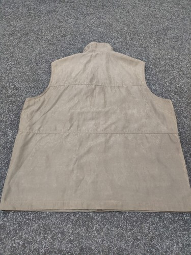 MIAN MENS BROWN BEIGE UTILITY GILET JACKET SIZE XXL SLEEVELESS FISHING OUTDOOR - Picture 19 of 21