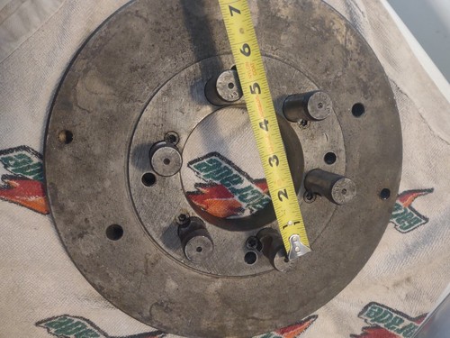 12" Flat Face Plate for Lathe Machine Shop Tool - Picture 7 of 8