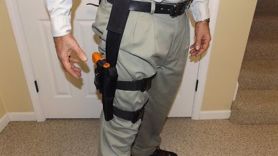RIGHT Hand Drop Leg Thigh Holster w/ mag pouch for HI-POINT JHP 45 HI ...