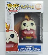 FUECOCO CHOCHODILE KROKEL - Pokemon Funko POP! Figura Vinilo Juegos #1030 DESGASTE EN CAJA