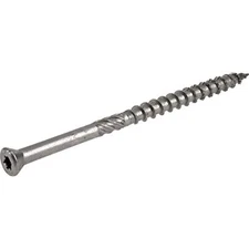 Power Pro 48641 Trim Screws, #8 x 2-1/2", Premium Outdoor Trim Screws, Rust
