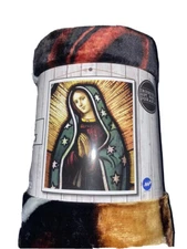 The Northwest Company American Heritage Royal Plush Blessed Mary Raschel Throw b