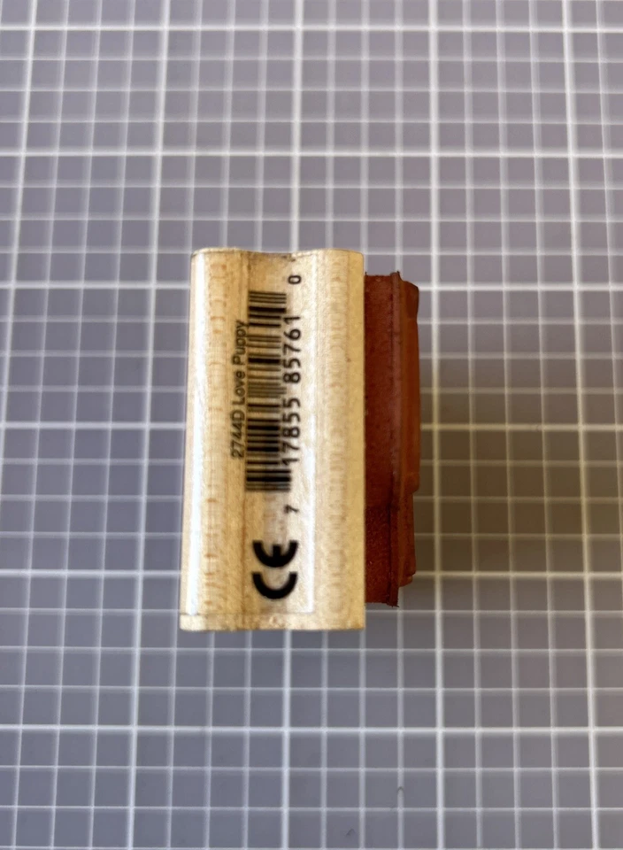 Estampida de goma amor cachorro perro sello de goma David Walker corazones lindos 2744D Foto 4 de 4