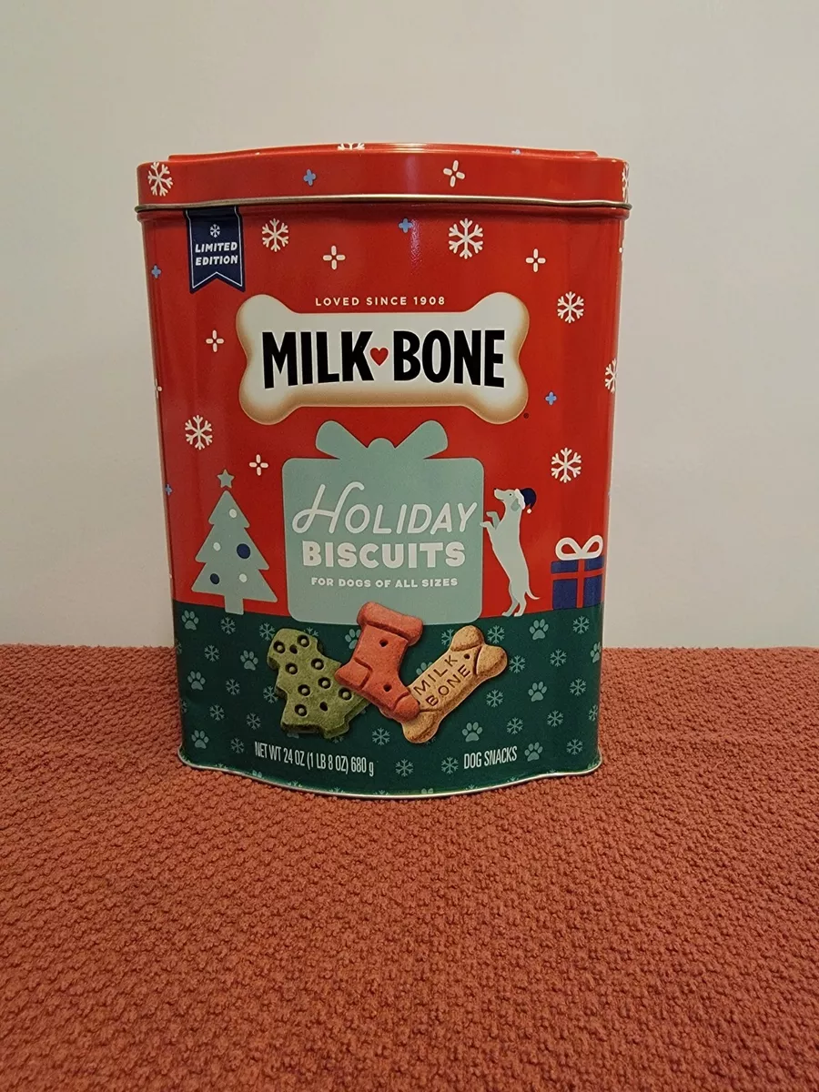 Milk bone holiday hot sale tin