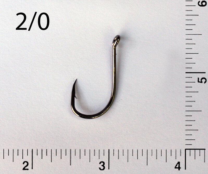 PACK OF 50 Size 2/0 TACKLEWORKS Octopus J Fishing Hooks 8299