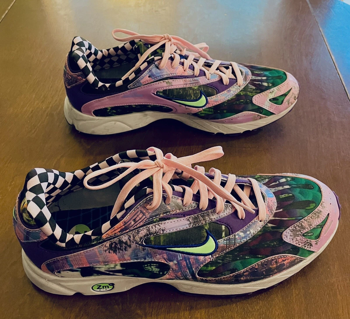 NIKE ZOOM + PRM in Purple x POISON Green (MEN'S Size 11) PO |