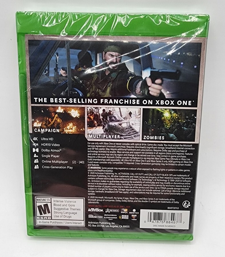Call of Duty Black Ops Cold War Xbox One/Series X Brand New Sealed