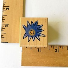 Hero Arts Rubber Stamp - Scribble Outline Flower - NEW
