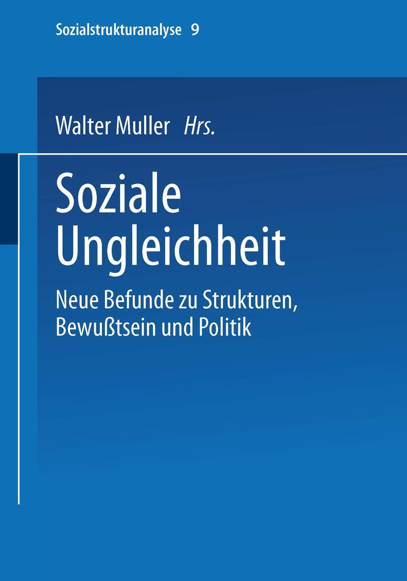 Thumbnail - Walter Müller | Soziale Ungleichheit | Taschenbuch | Deutsch (1997) |