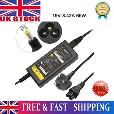 For Toshiba Satellite Pro C50-A-1E2 Power Supply 65W Laptop AC Adapter Charger - Image 1 of 4