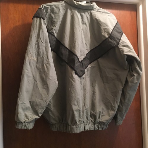 Skilcraft Army Jacket Mens Small-Reg Zip Up Wind Breaker Gray/Black - Picture 6 of 9