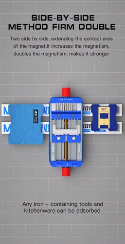 MaAnt CX-001 Magnetic Tool Strip Holder Bar Rail Rack Wall Mounted Bits Storage - Picture 6 of 12