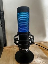 HyperX QuadCast S RGB LED USB Cardioid Microphone - Black