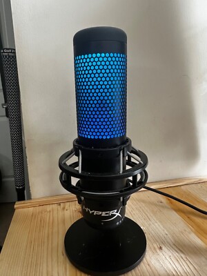 HyperX QuadCast S RGB LED USB Cardioid Microphone - Black