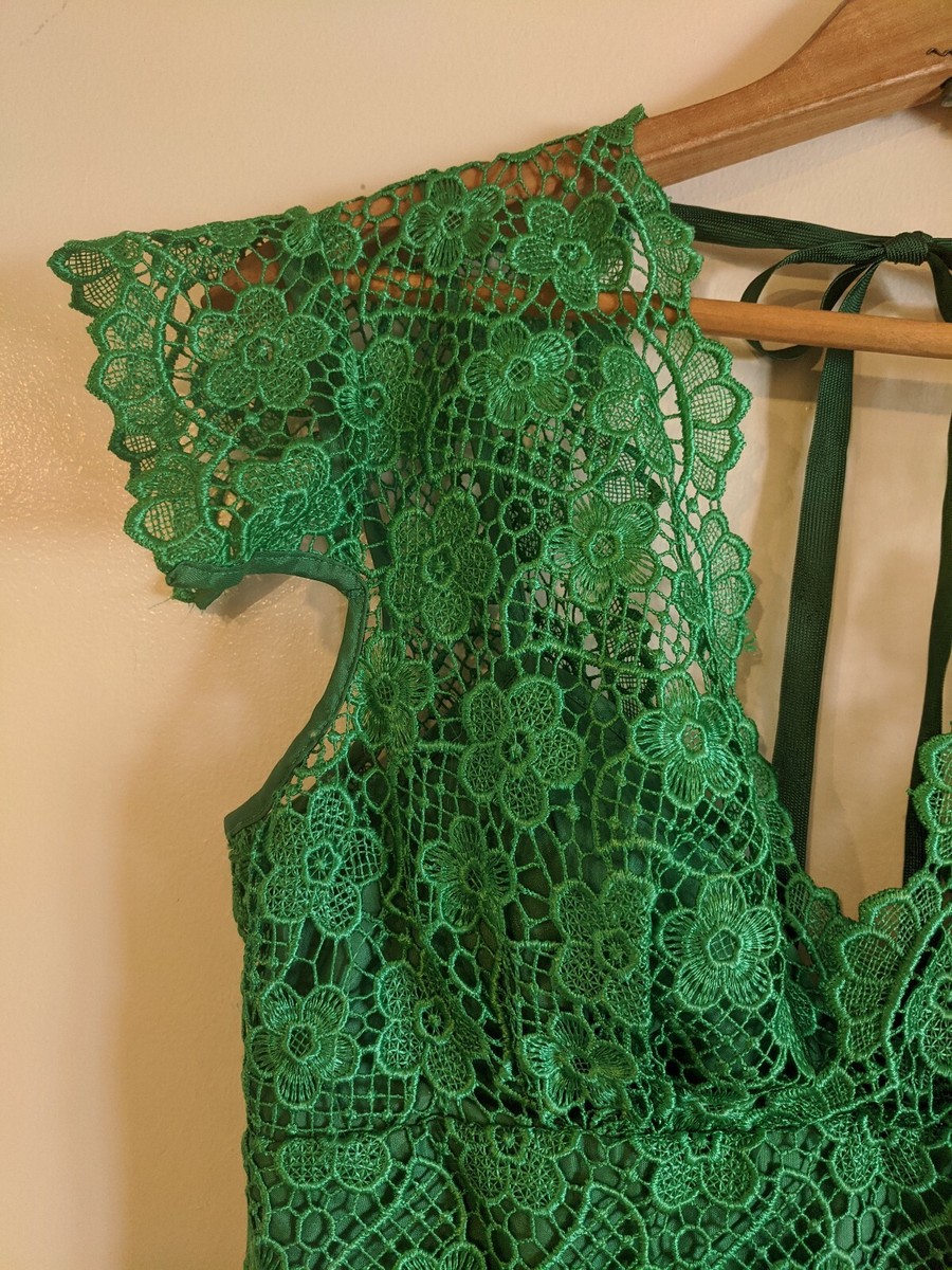 NWT Size 2 Tracy Reese Formal Dress Jade Green Floral Lace Sheath Dress NWT Size 2 Tracy Reese Formal Dress Jade Green Floral Lace Sheath Dress