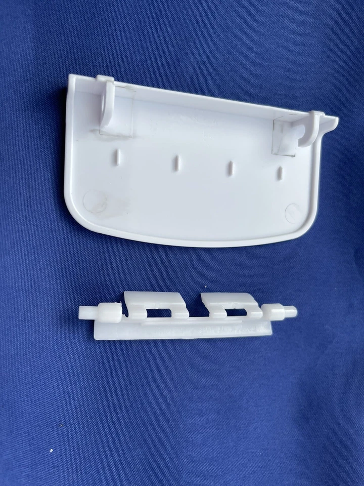 LEC FREEZER DOOR HANDLE & LOCK HOOK R5511W R5511B R5010W R5010B CXR5011W FRIDGE - Image 2 of 3