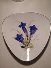 Hutschenreuter Worms Teller Handbemalt Nierenform