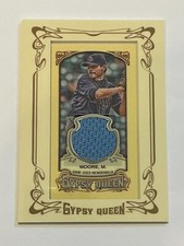 2014 Topps Gypsy Queen Baseball Framed Mini Relic - Matt Moore - Tampa Bay Rays