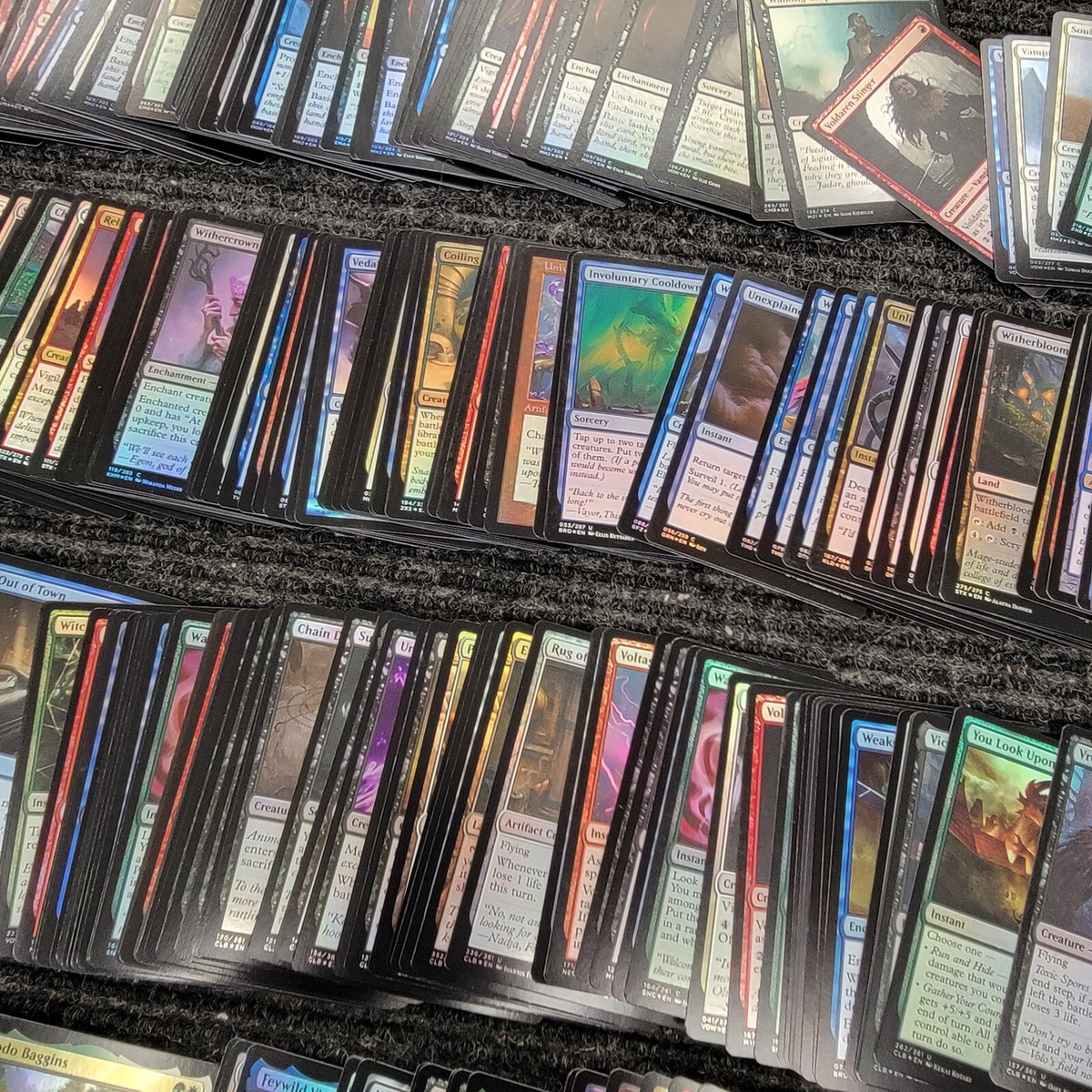 500 Foil Card Lot - FOILS ONLY! With Card Storage Box!! - Magic