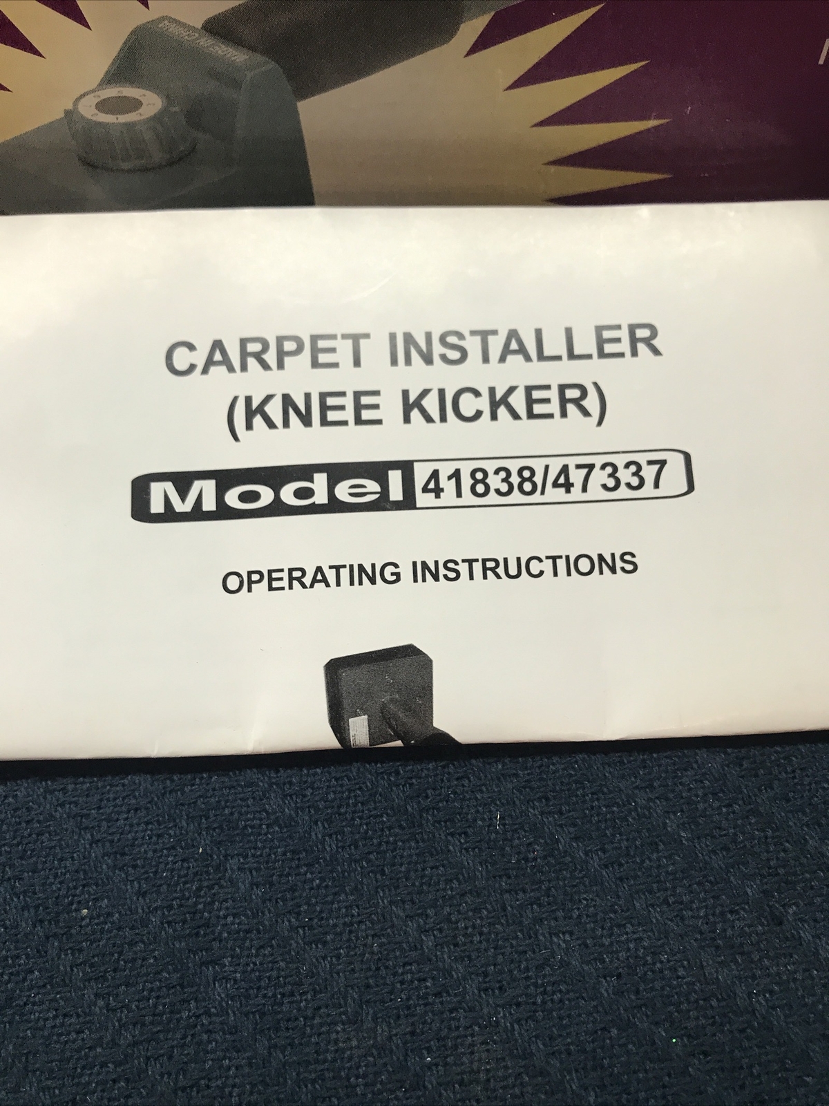 41838 Harbor Freight Knee Kicker Carpet Stretcher Installer 4 Adjustment Holes eBay