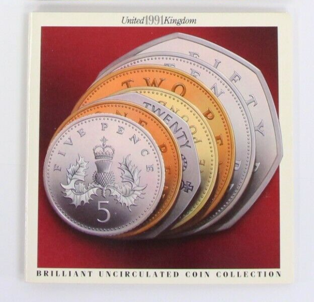 英国未流通コインセット 1991 United Kingdom Coin Collection Royal Mint Brilliant