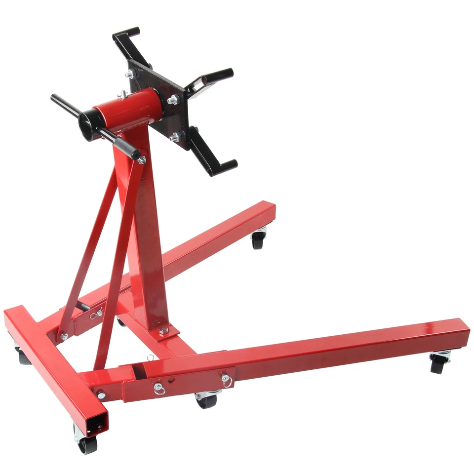 Soporte de motor plegable 2000 libras soporte de bloque de motor de vehículo cabezal de 360 grados Foto 3 de 4