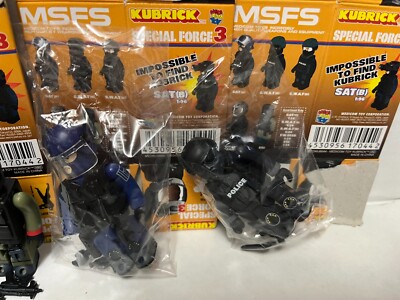 MEDICOM Special Force Series 3 Kubrick MSFS swat+SAT+future