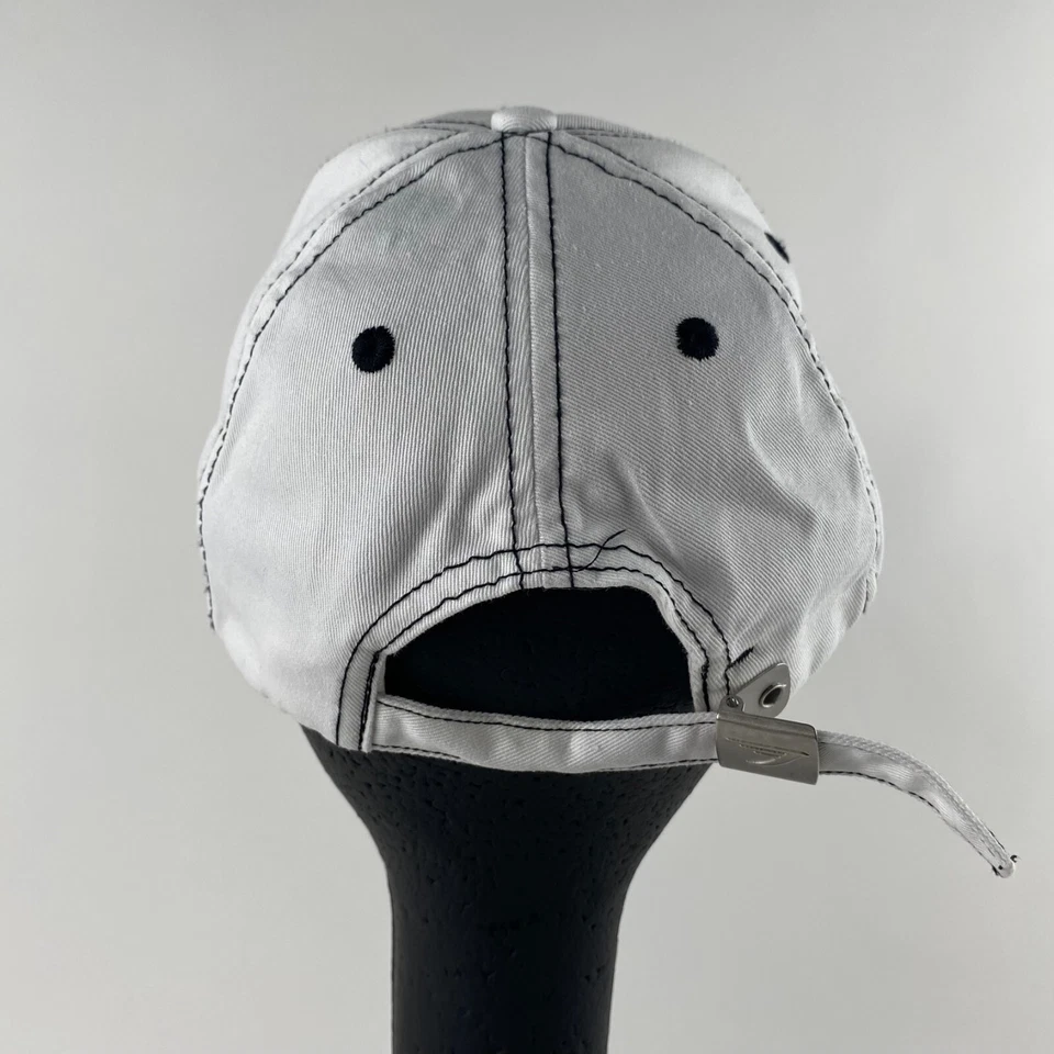 Gorra de golf Tommy Armour de colección blanca con cierre a presión 100 % algodón Foto 4 de 4