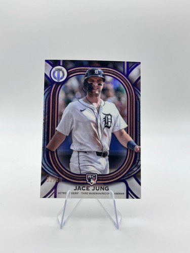 2025 Topps Tribute Jace Jung RC Purple /50 #93