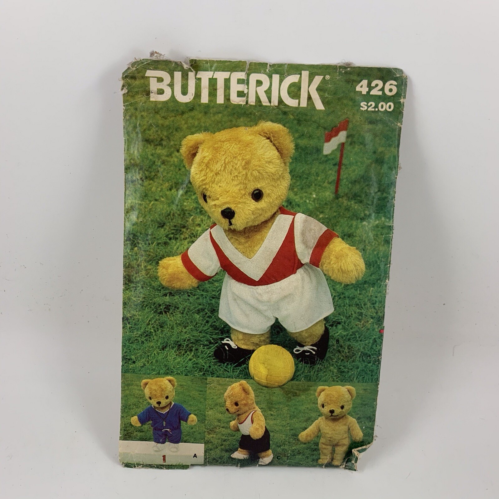 butterick teddy bear pattern