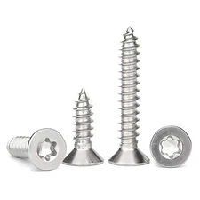 100Pcs Torx/Star Drive Flat Stainless-100pcs M5 Trox Head Tapping Screws 
