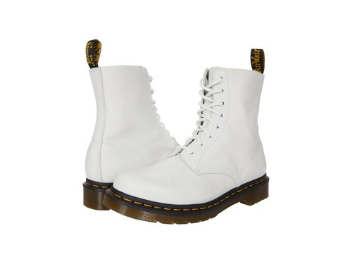 NEW Dr. Martens Women's 1460 Pascal 8-Eye White Virginia Leather Boot Shoes  | eBay