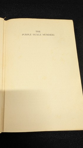 The Purple Sickle Murders by Freemen Wills Crofts. Harper First Edition 1929 - Picture 14 of 22
