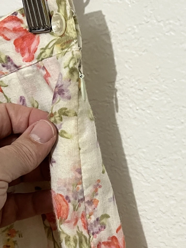 Falda Larga Vintage Herman Geist Talla 12 Floral Jardín Cottagecore Retro Años 90’s Foto 3 de 4