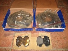 Pair Of New Mga Brake Rotors And Brake Pads 1959-1962
