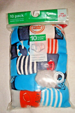Boys Sports Theme Briefs Underwear Size 2T-3T 10 Pair NEW