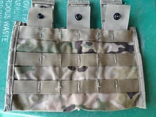 USGI Military Multicam OCP MOLLE Triple Magazine Pouch 3 Mag 8465015800967