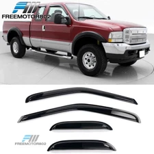 Fit 97-03 Ford F150 F250 Extended Cab Window Visors Rain Sun Guard Deflector