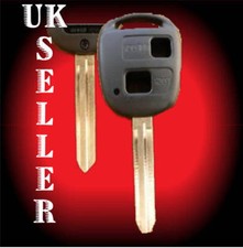 FOR TOYOTA HIACE, LAND CRUISER 2 BUTTON REMOTE KEY FOB CASE HIGH QUALITY