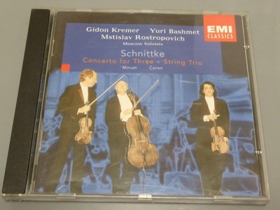 GIDON KREMER / YURI BASHMET concerto for three - string trio NM/VG (CD Album)