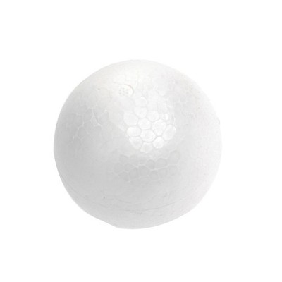 Modelling Craft White Polystyrene Foam 12 cm Decoration Sphere