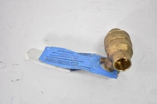 Nibco HydraPure S-585-66-LF 1/2" Solder Brass Ball Valve Lead-Free Plumbing