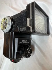 Vivitar 285HV Zoom Thyristor Shoe Mount Electronic Flash Device No Cord Untested
