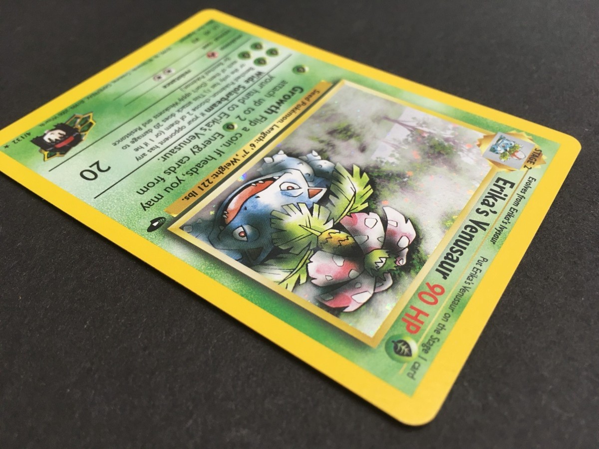 Pokémon Erika's Venusaur 4/132 Gym Challenge HOLO Unlimited 2000