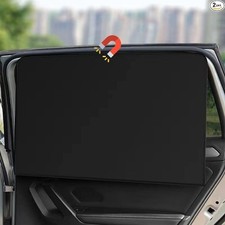 Side Window Sun Shades, Window Sunshades Privacy Curtains, 100 Block Light for