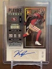 2017 Panini Contenders Playoff Ticket /99 Kendrick Bourne #243 Rookie Auto RC