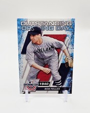 2021 Topps Opening Day Bob Feller Outstanding Opening Day No. OOD-6